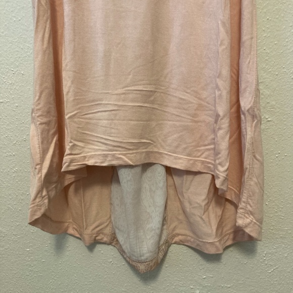Rose & Olive Pink/Peach Tank Top High Low Tunic S - Picture 4 of 7